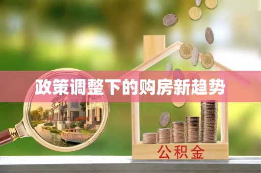 威宁政策调整下的购房新趋势
