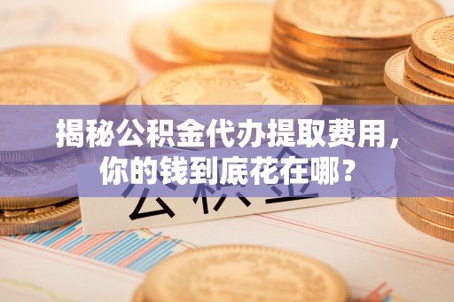 威宁揭秘公积金代办提取费用，你的钱到底花在哪？