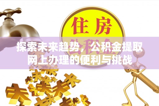 威宁探索未来趋势，公积金提取网上办理的便利与挑战